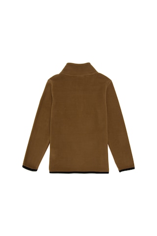 U.S. Polo Assn. Erkek Çocuk Yarım Fermuarlı Haki Polar Sweatshirt 50298060-VR027