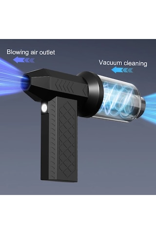 Xuweiwei Beyaz Taşınabilir Turbo Fan Yüksek Hızlı El Tipi Drifter Pil İle Usb Şarj Edilebilir Çok Fonksiyonlu