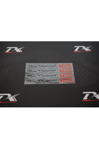 Toyota Trd Racing Development Kapı Kolu Ayna Torpido Sticker (547208711)