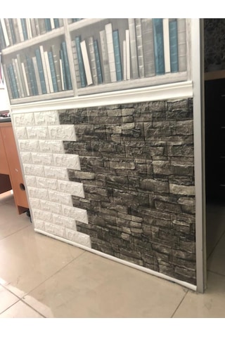 Kendinden Yapışkanlı Esnek Silinebilir Duvar Kağıdı Panel 10 Adet
