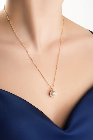Yeni Yıl Yeniden Doğuş 18 Ayar Sarı Altın Kaplama 55 Cm Gümüş Anka Kuşu Kolye Sarı