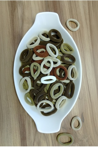 Şehrazat Handmade 12 Li Karişik Renkli Lastik Havlu Toka Seti Çok Renkli