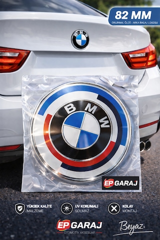 Bmw Ön Logo 82 Mm Bağaj Ve Kaput Amblemi Uyumlu Tüm Modeller 0