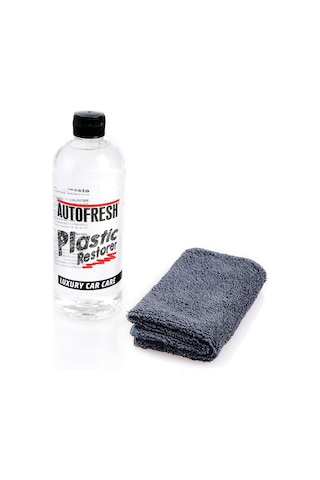 Autofresh Trim Plastik Torpido Tampon Yenileyici Ve Parlatıcı 410 ML + Bez