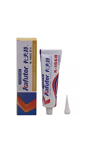 Kafuter K-1668 Elektronik Bileşen Endüstriyel Tutkal Macun Silikon 85g