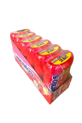 Mentos Kırmızı Meyve Misket Limonlu Draje Sakız 56 G 6 Adet
