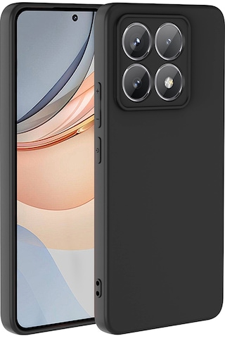 Nourthkiingdom Xiaomi 14t Pro Uyumlu Kılıf Nrtk Mara Lansman Kapak-siyah Siyah