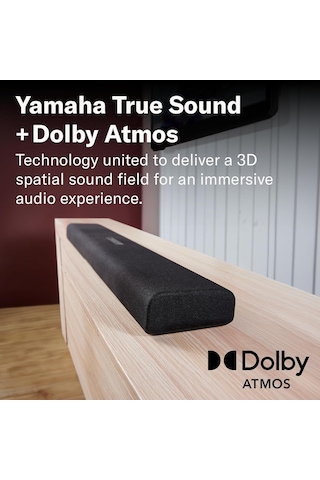 Kablosuz Subwoofer'lı Sr-b40a Dolby Atmos Ses Çubuğu Siyah