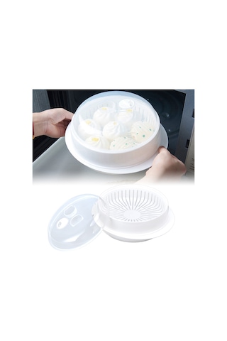 Sağlıklı Pişirme Arkadaşı, Şeffaf Kapaklı Mikrodalga Buharlı Pişirici, Besin Değerini Koruyan Ve Bpa İçermeyen, Mutfağınızda Hızlı Yemekler İçin Mükemmel