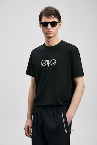 Lufian Larry Modern Grafik T- Shirt Siyah Siyah 111020306100100