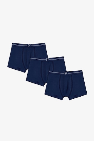 Penti Erkek Çocuk 3 lü Koyu Mavi Tonlu Boxer