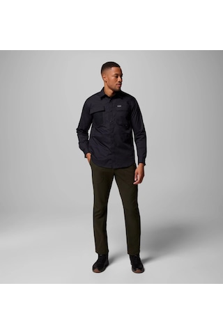 Columbia Am1594 Landroamer Twill Erkek Uzun Kollu Gömlek 2120581010 Siyah