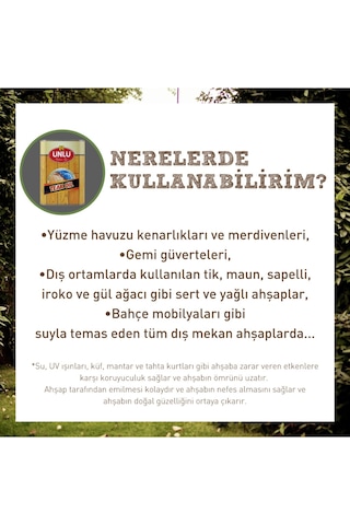 Ünlü Teak Oil 1. Kalite Tik Yağı 2.5 L