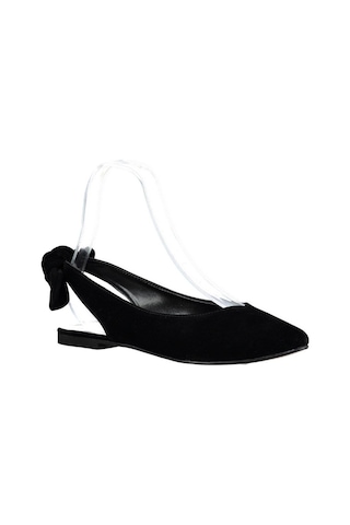 Fox Shoes Siyah Kadın Babet D726495302 Siyah