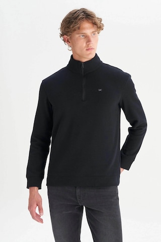 Wrangler Regular Fit Siyah Erkek Sweatshirt W2520532001 Siyah
