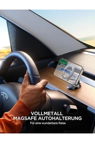 Yüksek Kaliteli Magsafe Telefon Tutucu Araç İçi Ayarlanabilir 360 Dönebilen Güçlü Manyetik Tutucu
