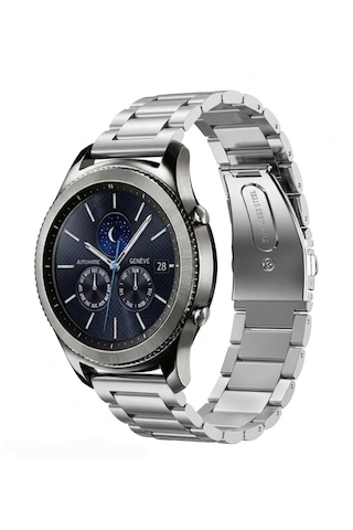 Huawei Watch Gt6/gt5/gt4/gt3/gt3 Pro 46mm Paslanmaz Solid Çelik Metal Kordon 22mm