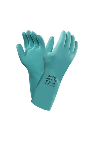 Ansell Solvex 37-675 Kimyasal Ve Sıvı Korumalı Antistatik Iş Eldi