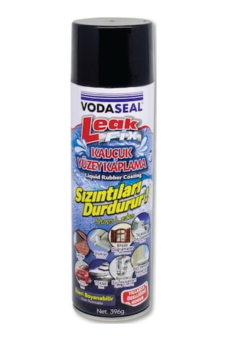 Vodaseal Leak Fix Kauçuk Izolasyon Spreyi 396 Gr Siyah