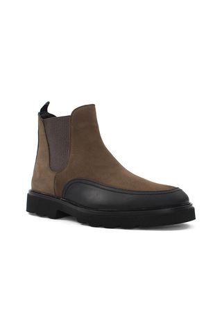 Celal Gültekin Erkek Haki Nubuk Deri Chelsea Bot