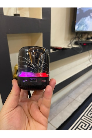 Portable Işıklı Ve Şık Tasarımlı Max-102 Bluetooth Hoparlör
