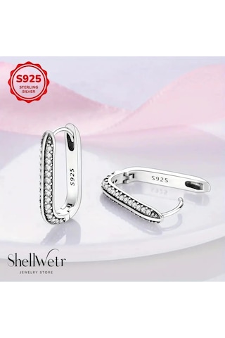 Elite Küpe Sevgililer Günü , Annenize Verilecek En Güzel 925 Ayar Gerçek Gümüş Hediye Çok Renkli