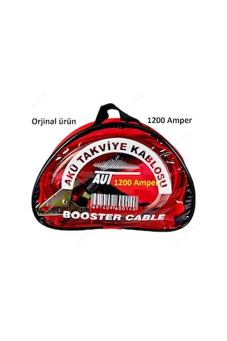 1200 Amper Akü Takviye Kablosu Taşıma Çantalı 2  Metre
