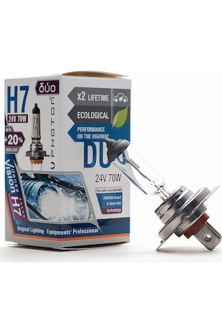 Photon H7 12v 55w Duo %20 Fazla Işık 10 Adet Ph5507 N