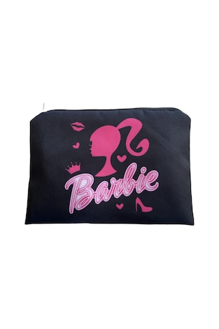 Schulzz Barbie Silhouette Clutch Çok Amaçlı Makyaj Çantası 15 X 2 Siyah