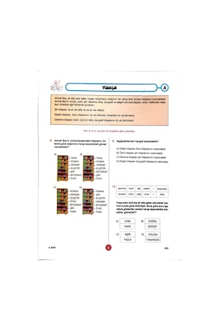 4.sınıf Deneme Sınavı - 2 Kitapcık