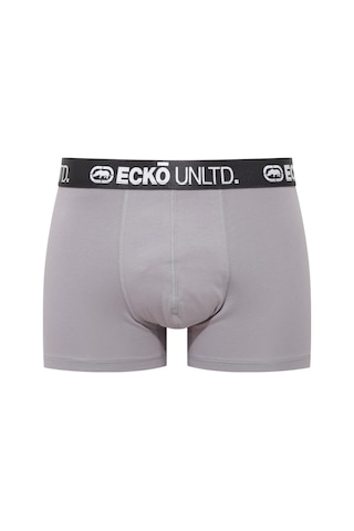 U.S. Polo Assn. Ecko Siyah - Gri - Baskılı 3'lü Boxer Siyah - Gri - Baskılı