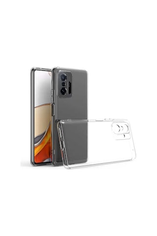 Ardemix Mi 11t Pro 5g Kılıf Kamera Korumalı Süper Silikon Kapak - Renksiz Renksiz