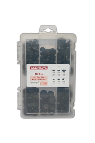 Starklips Universal 325 Adet Lastik Tapa Seti 325 Adet