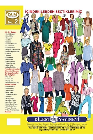 Güler Erkan Ana Beden Provasız Giyim Kalıpları Sayı: 2