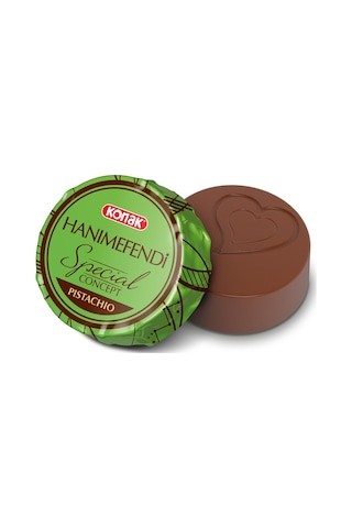 Konak Hanımefendi Antep Fıstık Parçacıklı Dolgulu Sütlü Çikolata 1 KG