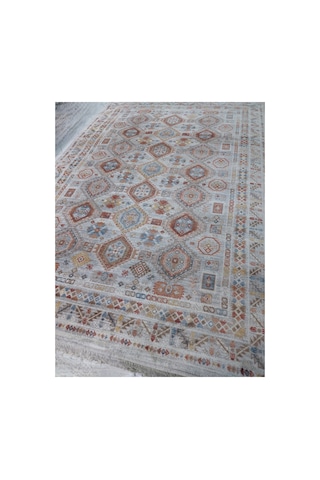İpek Halı Venüs 160x230 4m2 Polyester İplik Dokuma Halı Kırmızı / Krem