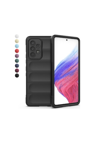 Samsung Galaxy Uyumlu A53 5g Kılıf Optimum Lens Çerçeveli Silikon Kapak
