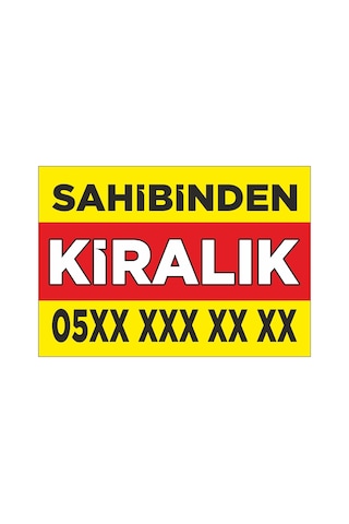 Sahibinden Kiralık Branda - Afiş - Pankart 100x70cm Dijital Baskı Branda Afiş