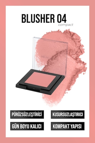 New Well Powder Blusher Toz Allık 04