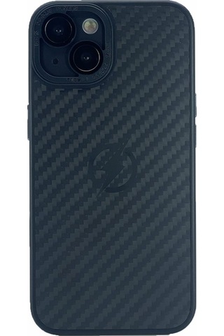 Apple Uyumlu iPhone 14 Grand Karbon Seri Arka Koruma Kılıf Siyah