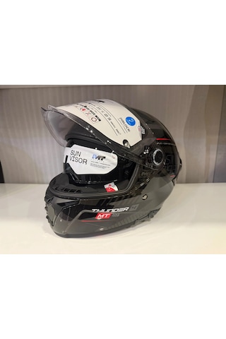 Kask Mt Thunder 4r Sv Luminence D1 Parlak Gri