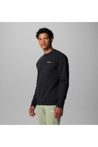 Columbia Columbıa Merıdıan Creek Crew Erkek Sweatshırt 2095701-010 Siyah
