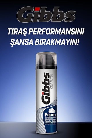 Gibbs Regular Erkek Tıraş Köpüğü 4x200ml