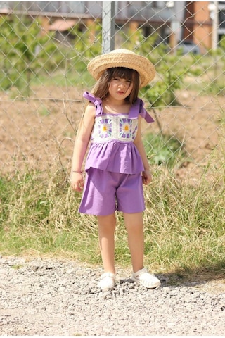 Minaz Baby Ayarlanabilir Askılı Takım Mor