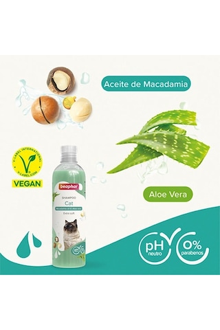 Beaphar Macadamia Yağı ve Aloe Vera Özlü Kedi Şampuanı 250 ML