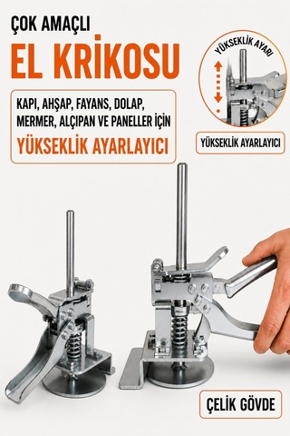 Çok Amaçlı El Krikosu Ahşap, Fayans, Kapı, Dolap Ve Paneller İçin
