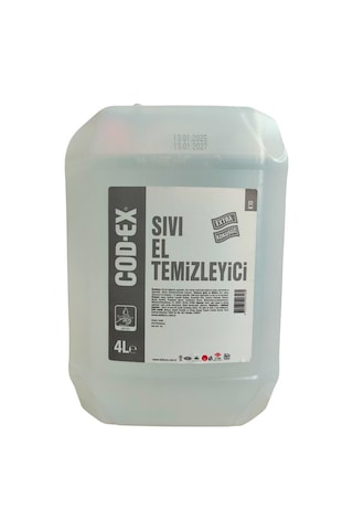 Cod-Ex Kokusuz Sıvı El Temizleyici 4 L