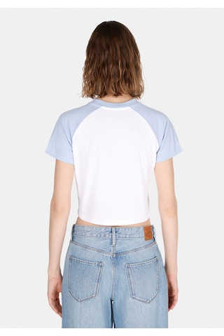 Colin's Colins Slim Fit Yuvarlak Yaka Baskılı Kadın Beyaz Kısa Kol Tişört Cl1073148 Q1.v1 Wht Beyaz