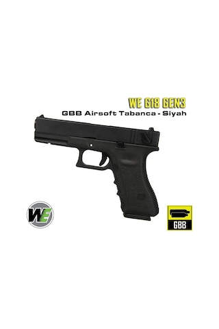 We G18 Gen3 Gbb Airsoft Tabanca Siyah