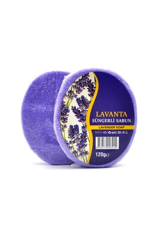 Lavanta Özlü Süngerli Duş Sabunu 120 G